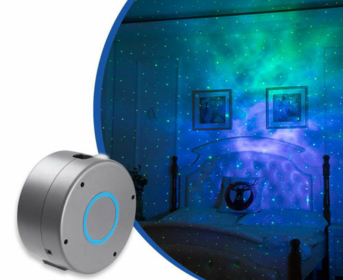 AuroraX Rotating Galaxy Projector Lamp with Remote - Starry Sky Night Light