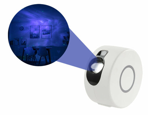 AuroraX Rotating Galaxy Projector Lamp with Remote - Starry Sky Night Light