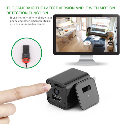 SafeCharge HD 1080P USB Hidden Security Camera - The Gadget Paradise