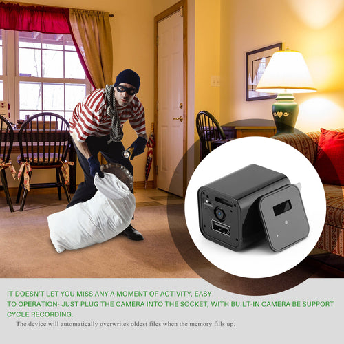 SafeCharge HD 1080P USB Hidden Security Camera - The Gadget Paradise