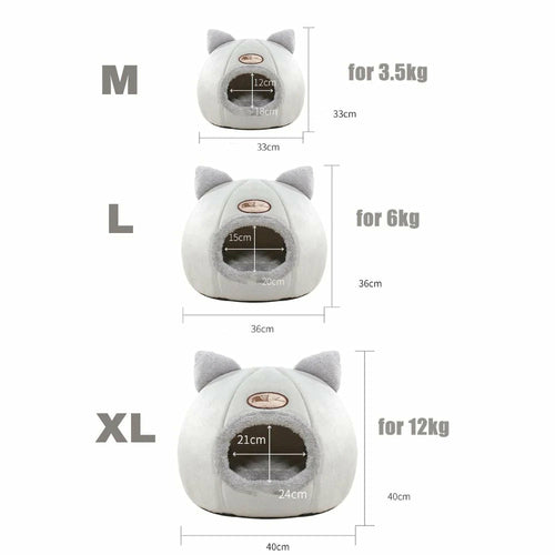 Cozy 2-In-1 Pet House Bed - The Gadget Paradise