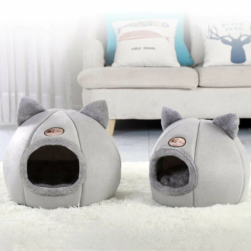 Cozy 2-In-1 Pet House Bed - The Gadget Paradise