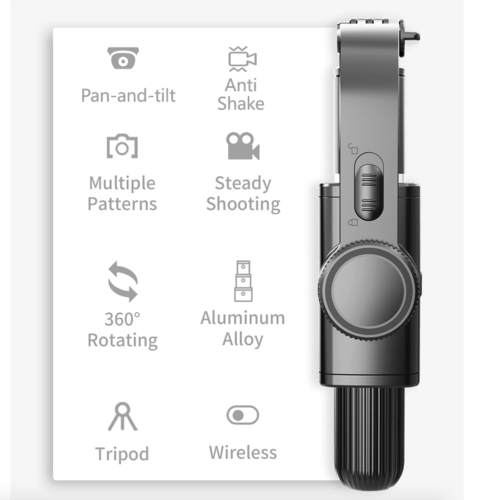 SnapPro Ninja – 3-in-1 Selfie Stick Tripod with Bluetooth Remote - The Gadget Paradise
