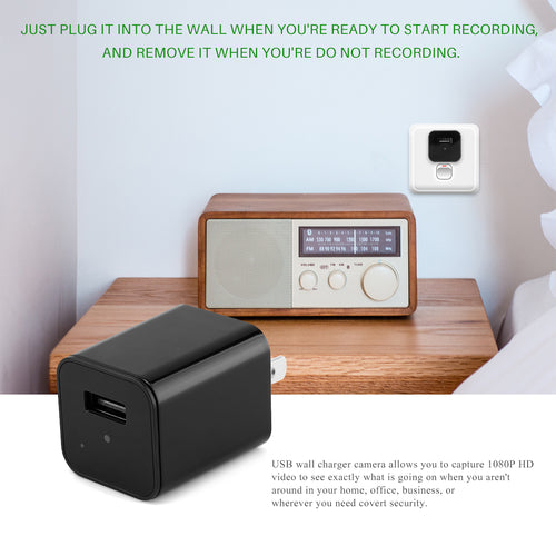 SafeCharge HD 1080P USB Hidden Security Camera - The Gadget Paradise