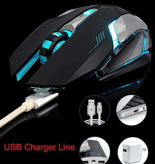 StealthX7 Wireless Silent RGB Gaming Mouse - The Gadget Paradise