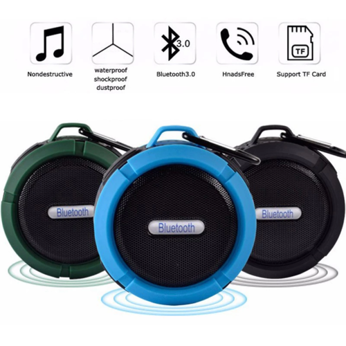 HydroBeat Mini – Waterproof Bluetooth Speaker with Suction Mount - The Gadget Paradise