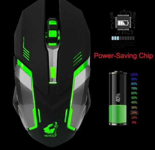 StealthX7 Wireless Silent RGB Gaming Mouse - The Gadget Paradise