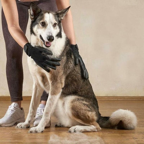 FurEase Pet Grooming & Deshedding Gloves (1 Pair) - The Gadget Paradise