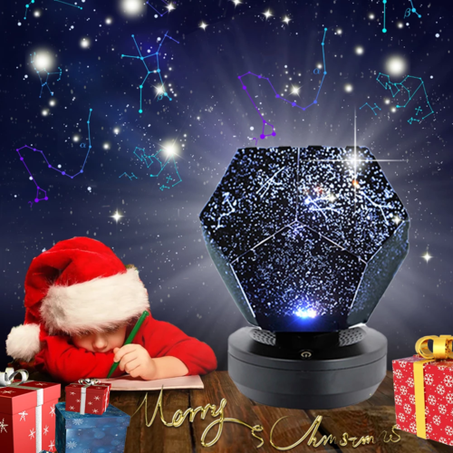 GalaxyGlow Bluetooth Star Projector Lamp with Speaker & Remote - The Gadget Paradise