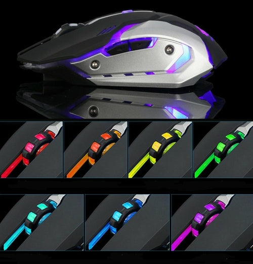 StealthX7 Wireless Silent RGB Gaming Mouse - The Gadget Paradise