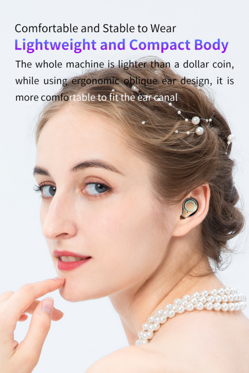 PowerBuds Pro - Large Capacity TWS Wireless Bluetooth Earbuds with LED Case