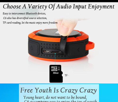 HydroBeat Mini – Waterproof Bluetooth Speaker with Suction Mount - The Gadget Paradise