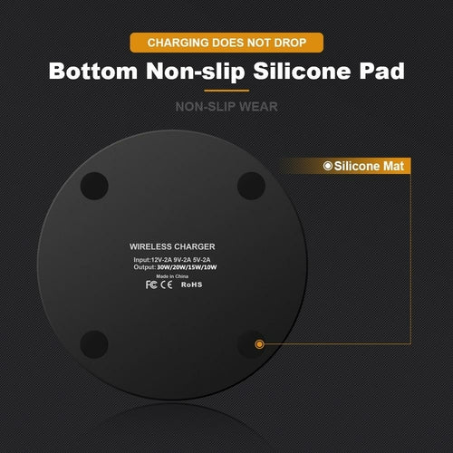 PowerPad W9 – 30W Fast Wireless Charger - The Gadget Paradise