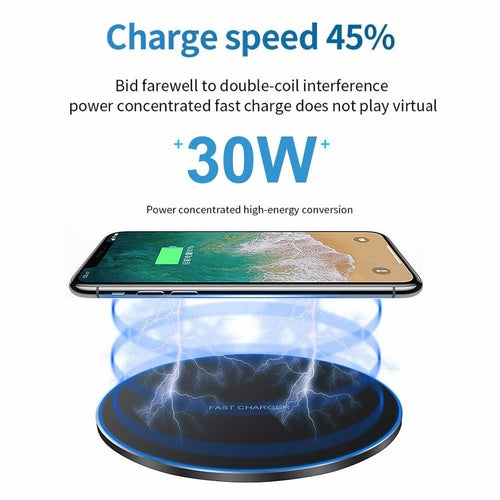 PowerPad W9 – 30W Fast Wireless Charger - The Gadget Paradise