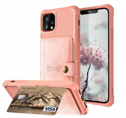 360 Protection Magnetic Leather Wallet Armor Case for iPhone - The Gadget Paradise