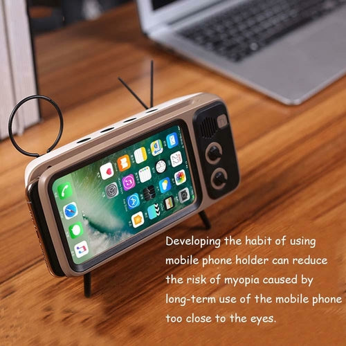 RetroTune TV – Vintage Bluetooth Speaker with Stand - The Gadget Paradise