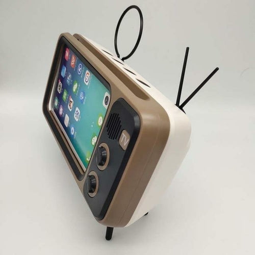 RetroTune TV – Vintage Bluetooth Speaker with Stand - The Gadget Paradise