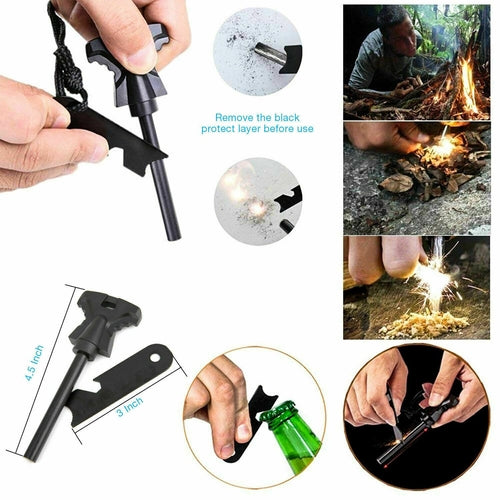 14 in 1 Outdoor Emergency Survival And Safety Gear Kit Camping - The Gadget Paradise